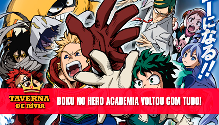 Boku no Hero: Nova arte da 6ª temporada mostra heróis