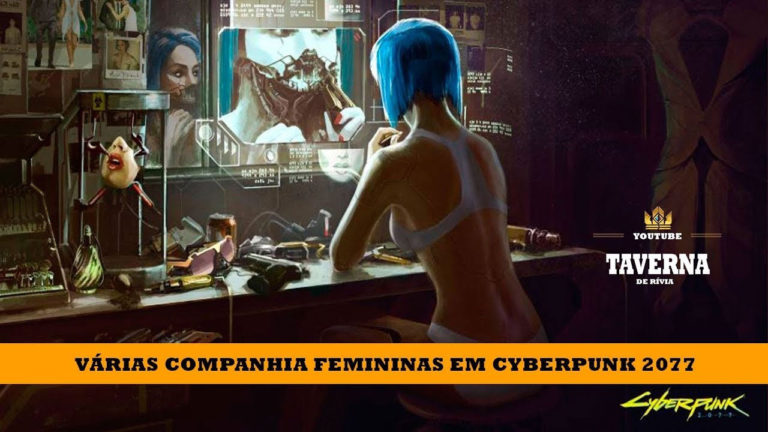 Várias companhias femininas em Cyberpunk2077